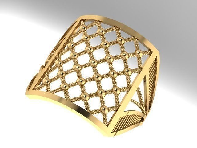 Simple Sphere Ring 3D Printing Model 1 3D print model