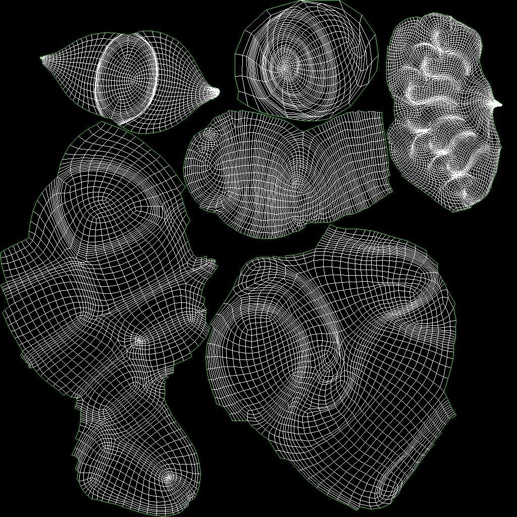 Chocolate Caramel Cream Whipped Splash Collection Low-poly 3D model_18