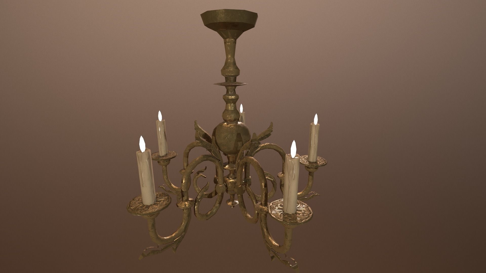 3D model Antique Lighting -PBR Game Ready Low-poly 3D model_2