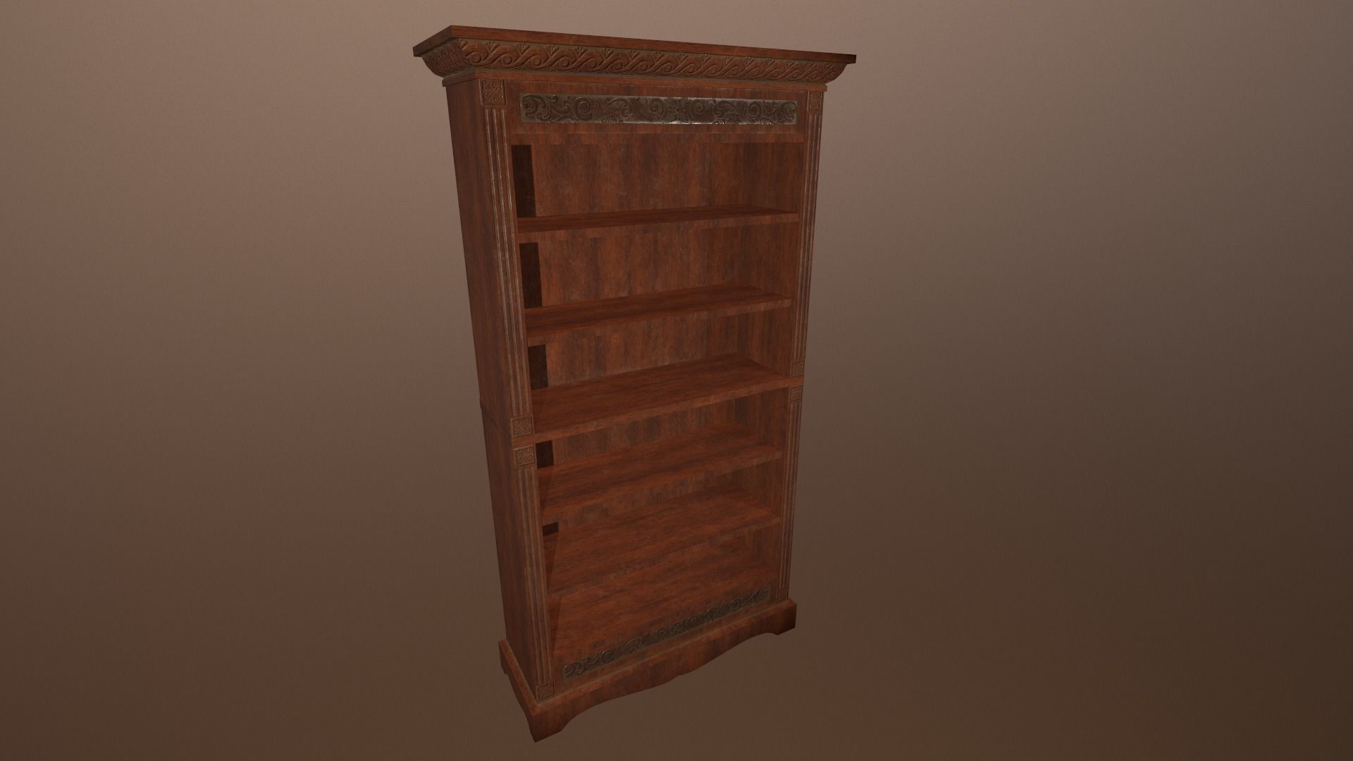 Antique Cupboard -PBR Game Ready 3D model Low-poly 3D model_2