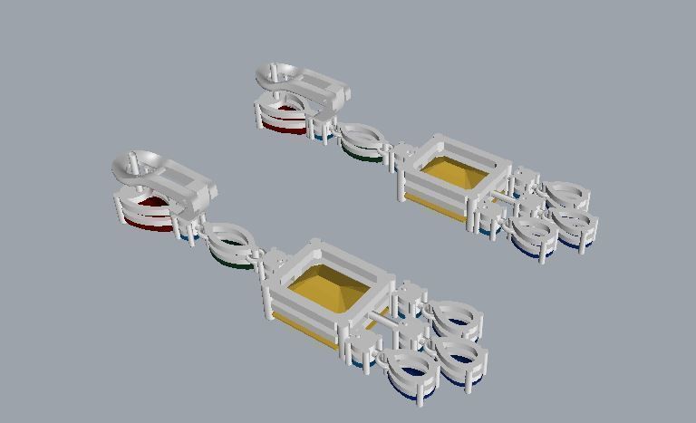Graff Earrings 01 3D print model_8
