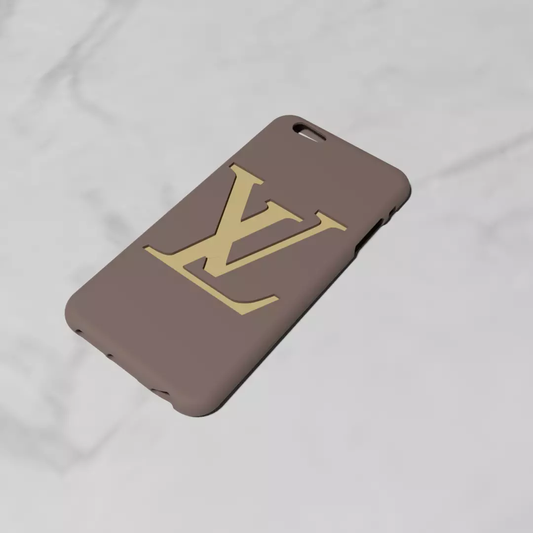 IPHONE COVER LOUIS VUITTON 3D print model