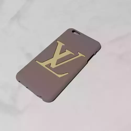 IPHONE COVER LOUIS VUITTON 3D print model