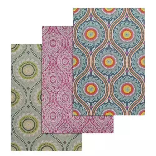 Rug Set 1212 3D model
