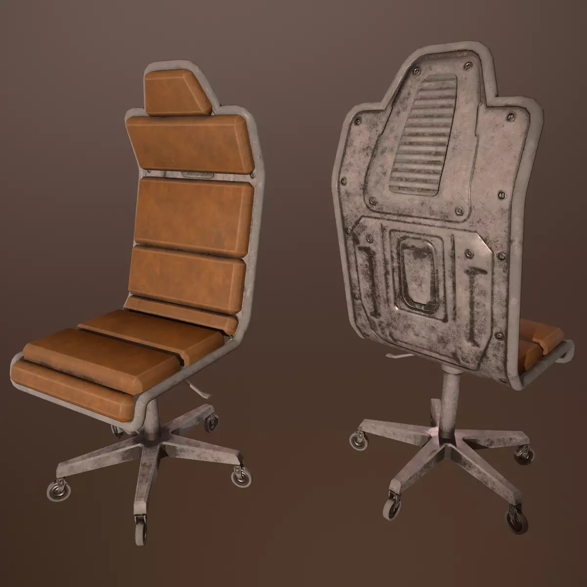 Sci Fi Chair - PBR Game Ready 3D model Low-poly 3D model