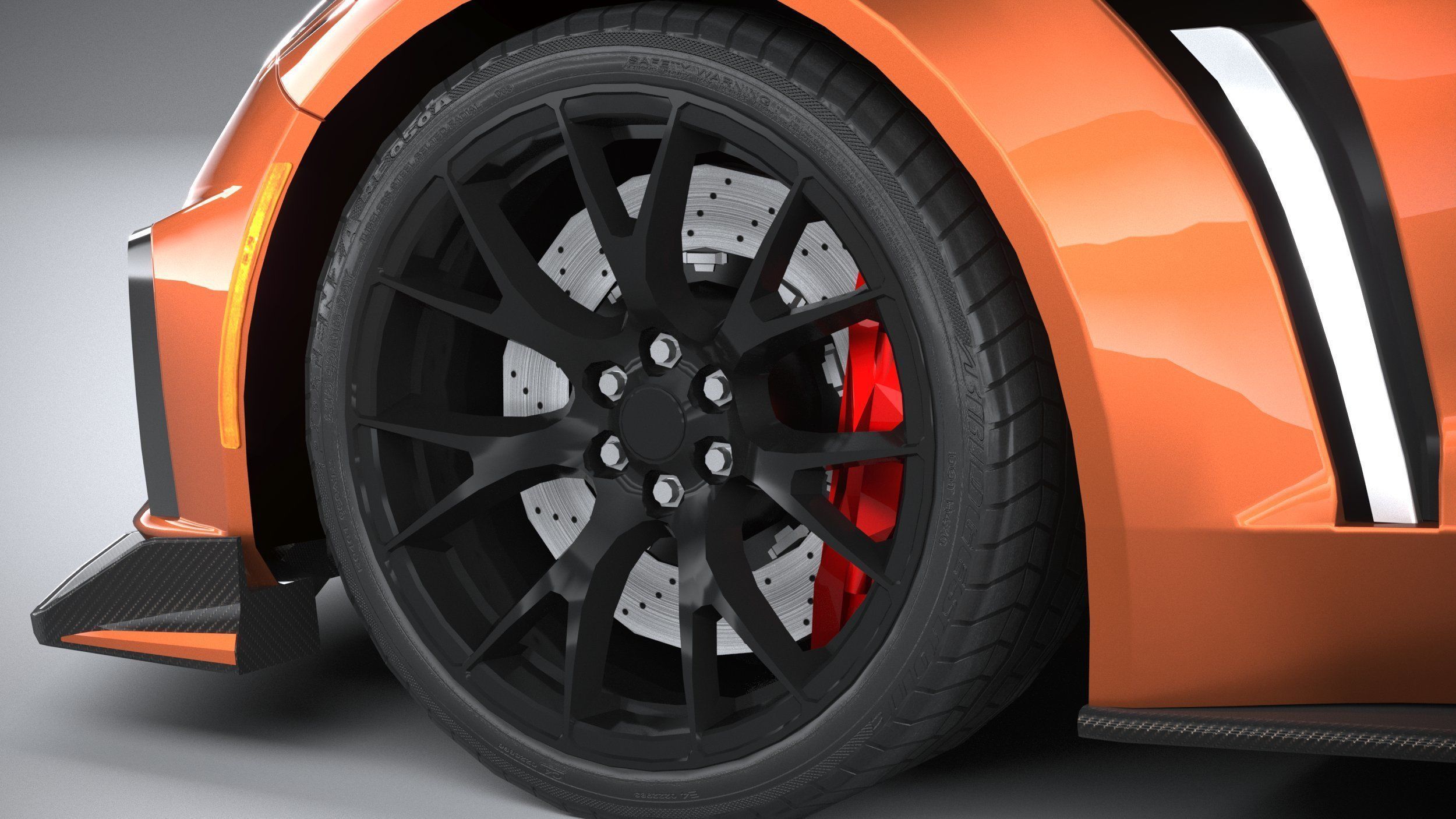 Generic c7 sport car 3D model_20