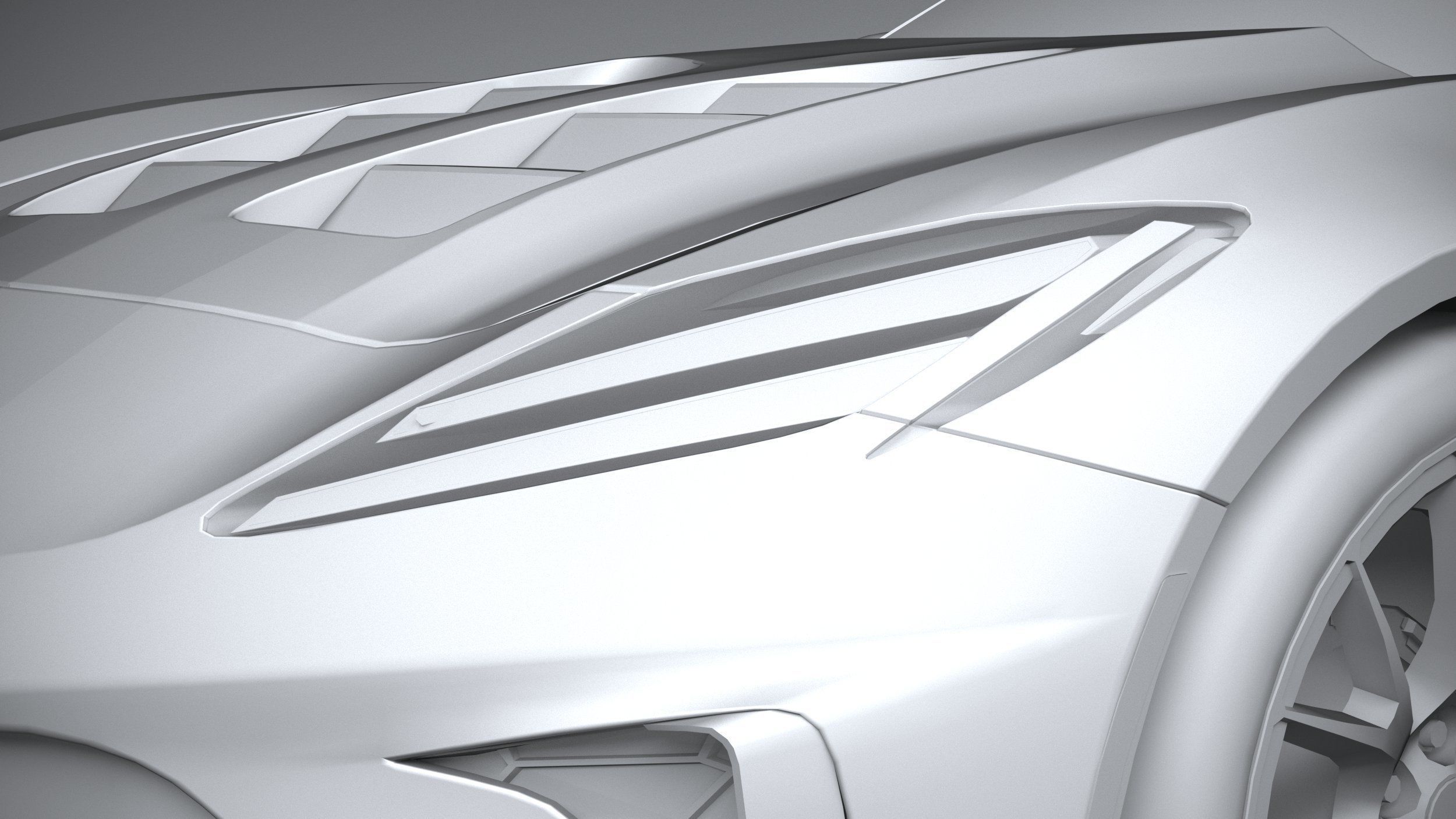 Generic c7 sport car 3D model_27