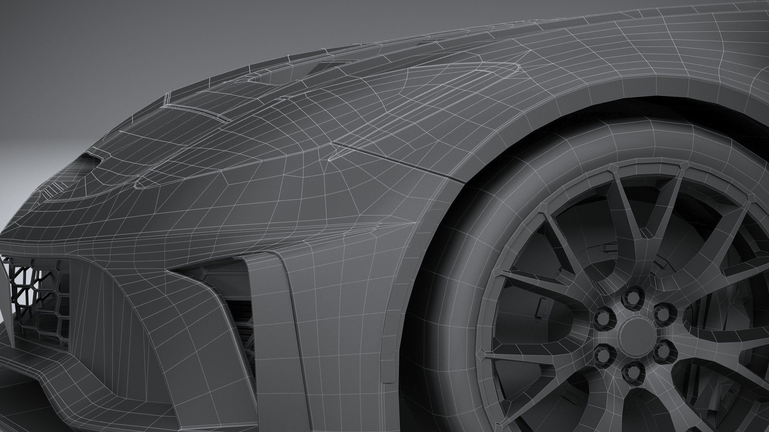 Generic c7 sport car 3D model_30