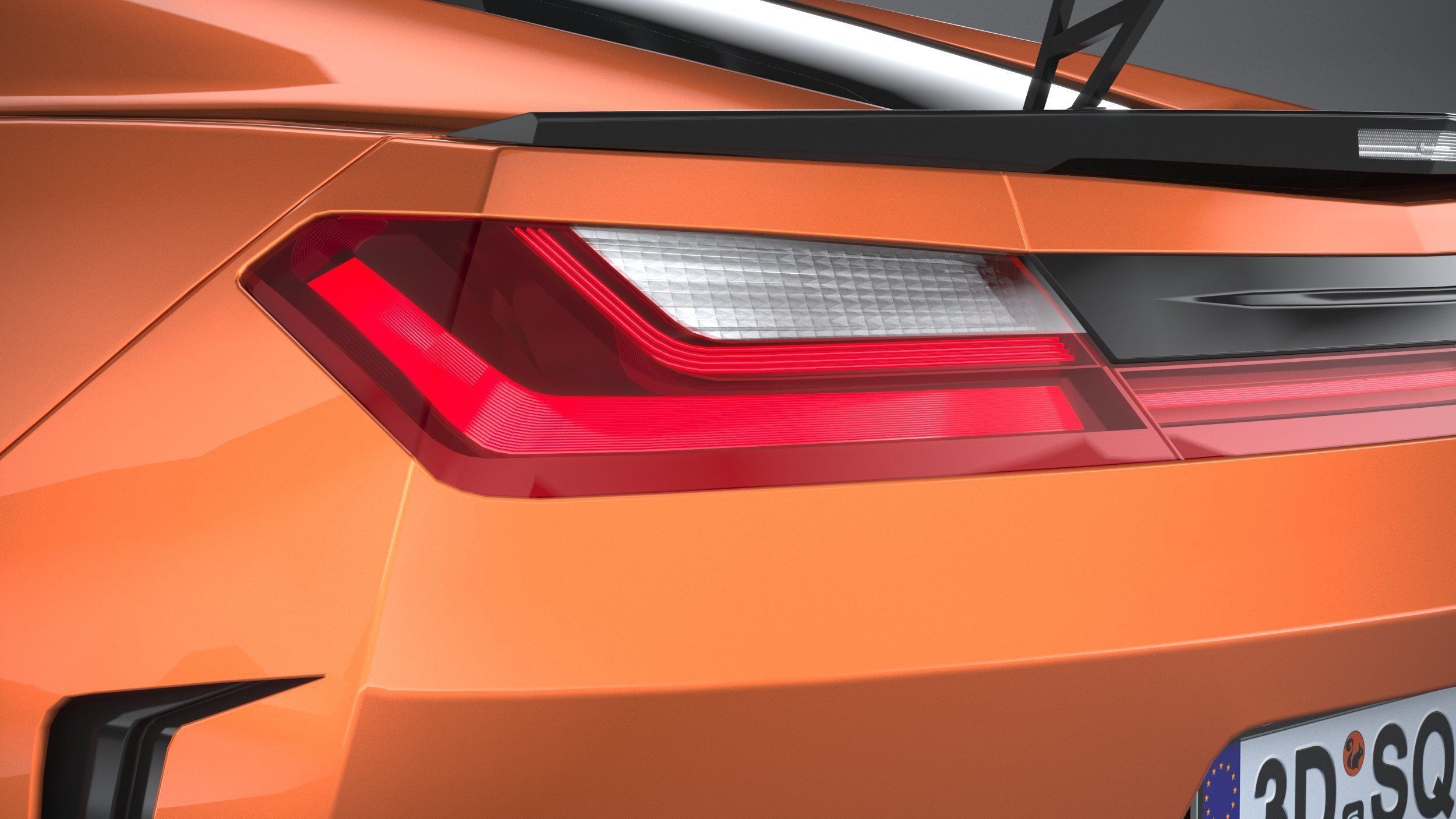 Generic c7 sport car 3D model_19