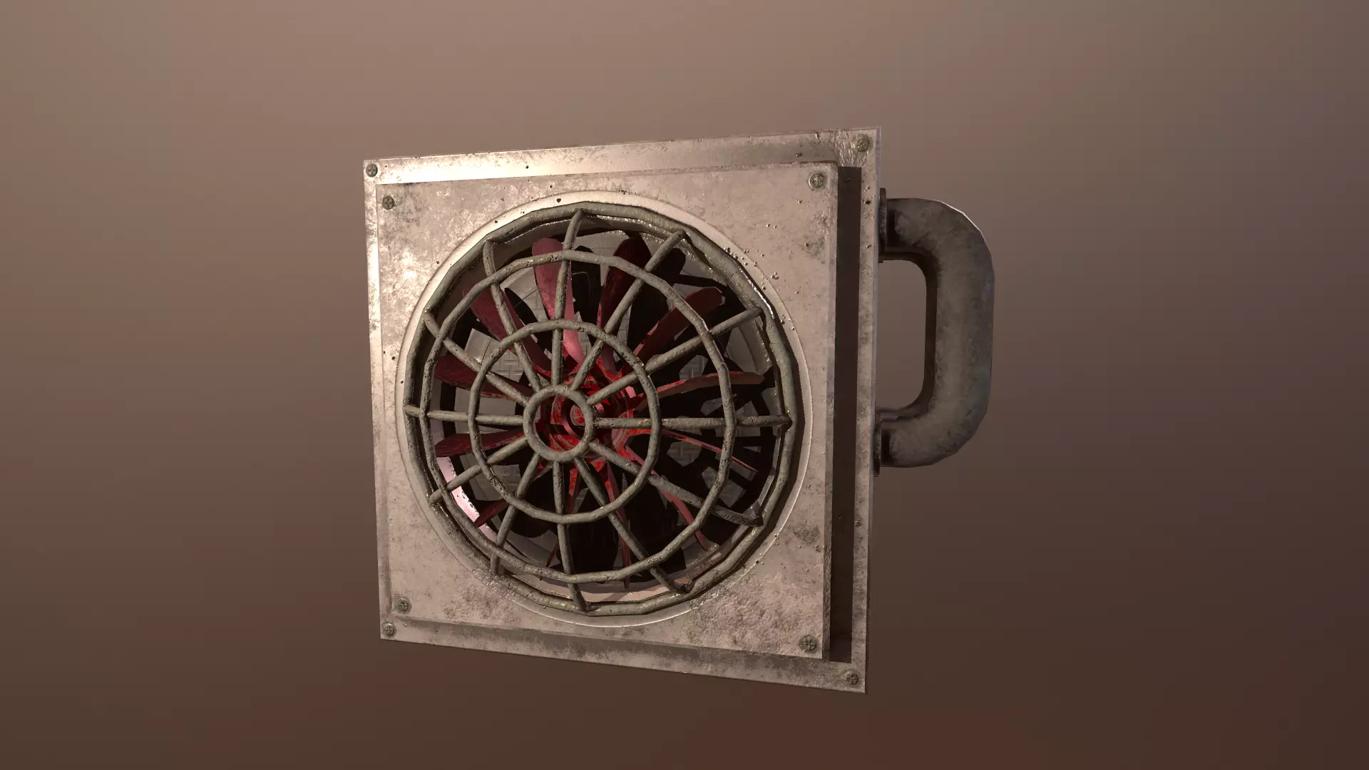 Sci Fi Fan - PBR Game Ready 3D model Low-poly 3D model