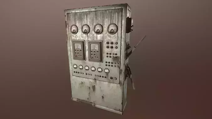 3D Electrical Block - PBR Game Ready Low-poly 3D model
