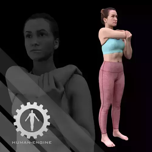 Female Scan - Katia 07 Yoga Pose