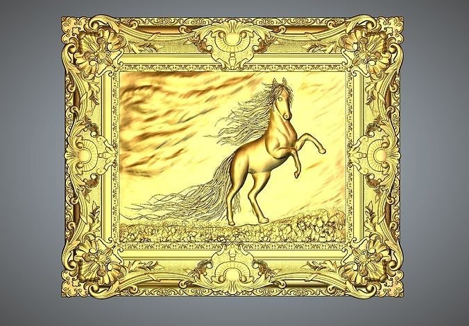 Horse Frame 3D print model