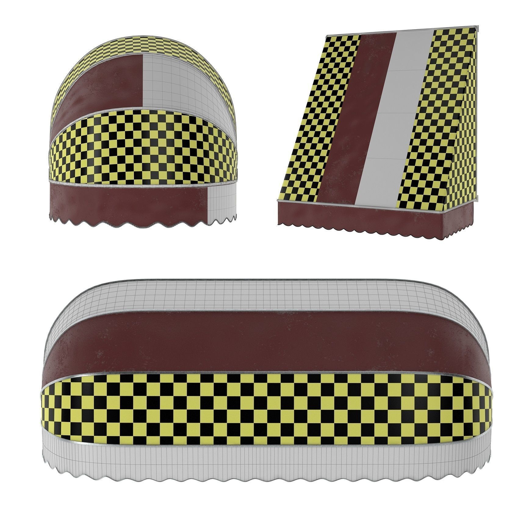 Awning collection vol 07 3D model_1
