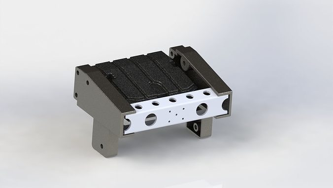 Mercedes Benz Actros Battery box 3D print model