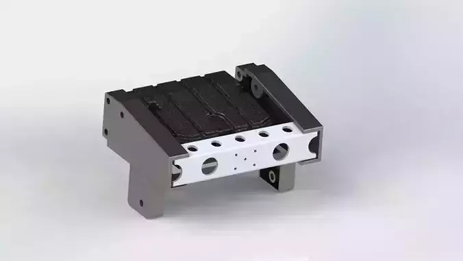 Mercedes Benz Actros Battery box 3D print model