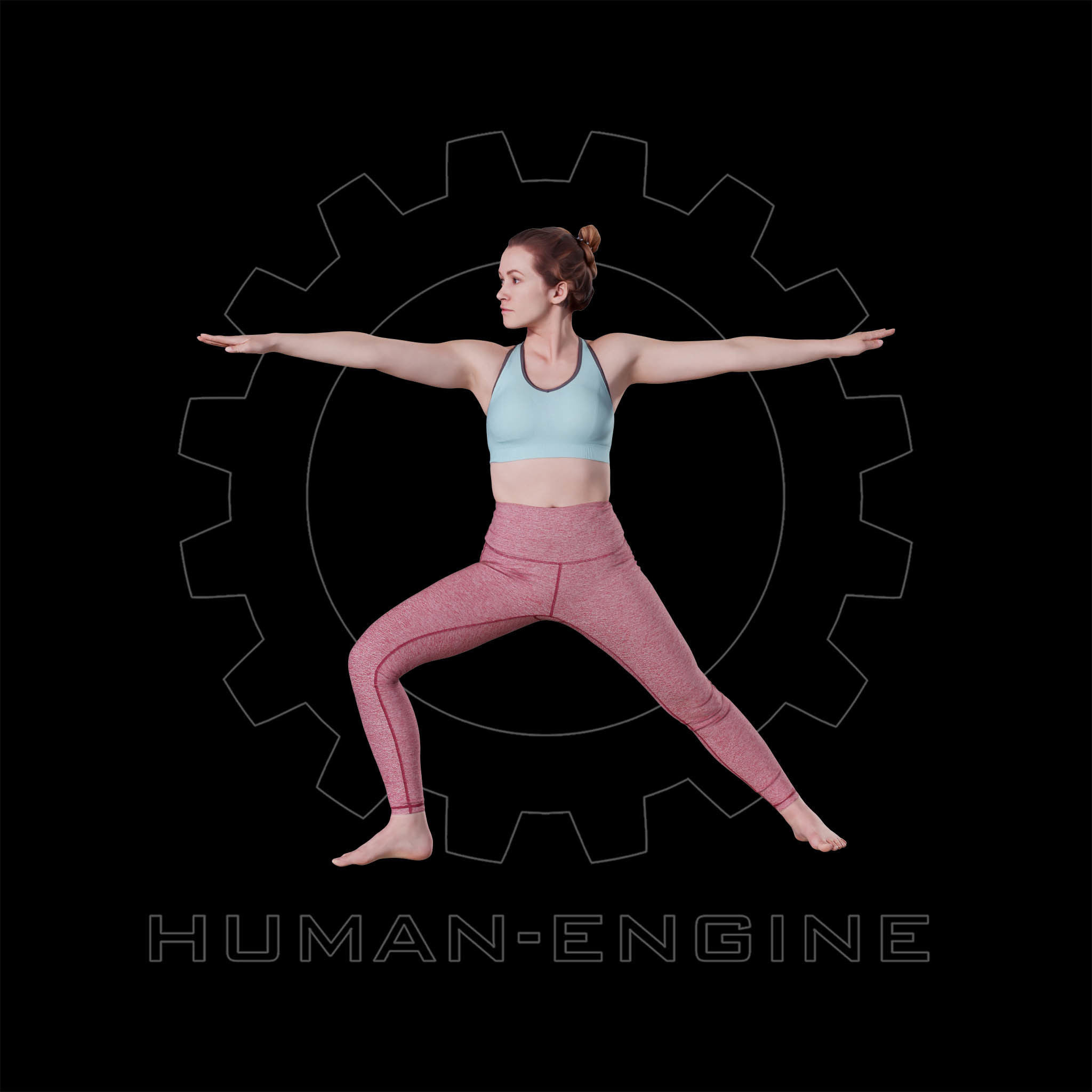 Female Scan - Katia 24 Yoga Pose 3D model_1