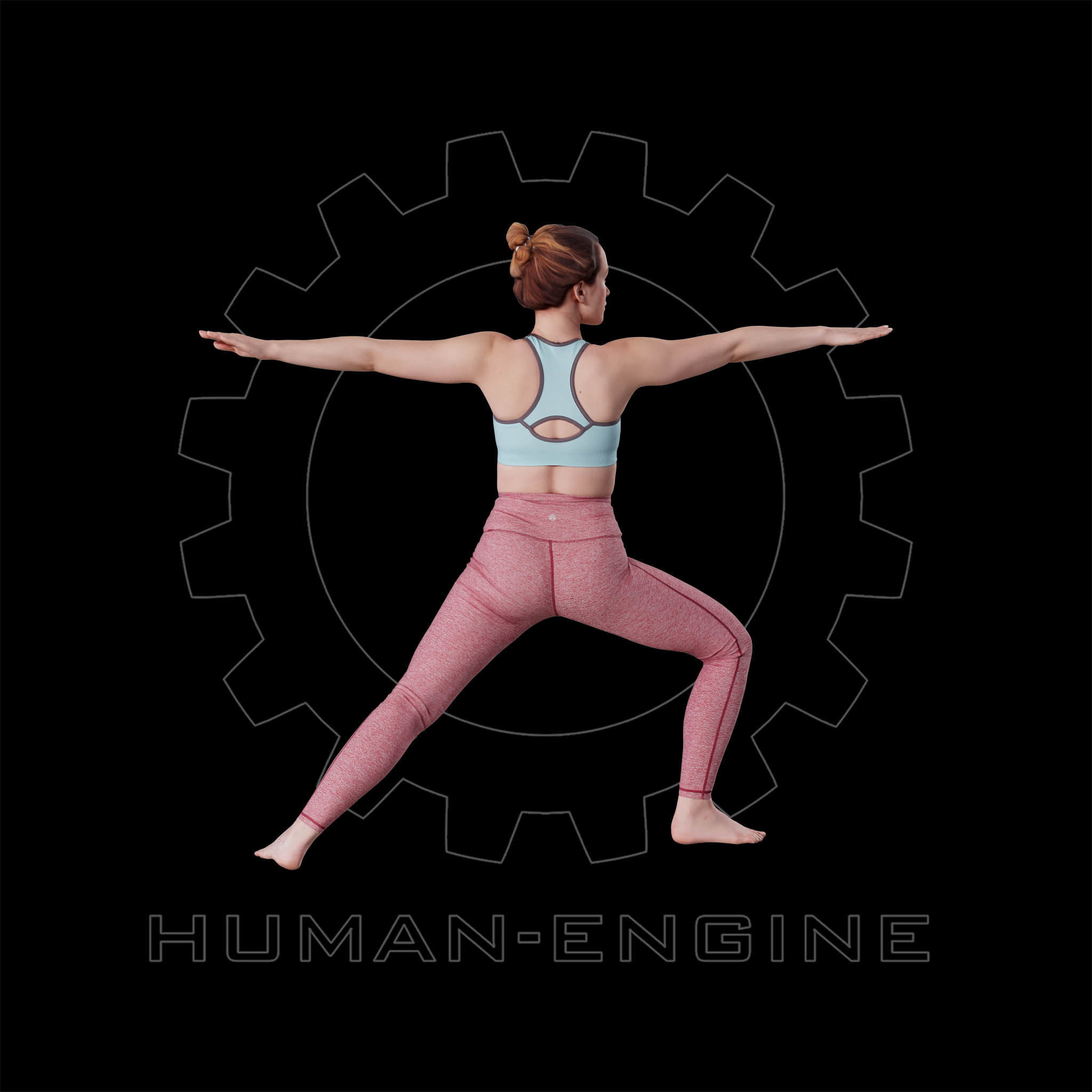 Female Scan - Katia 24 Yoga Pose 3D model_9