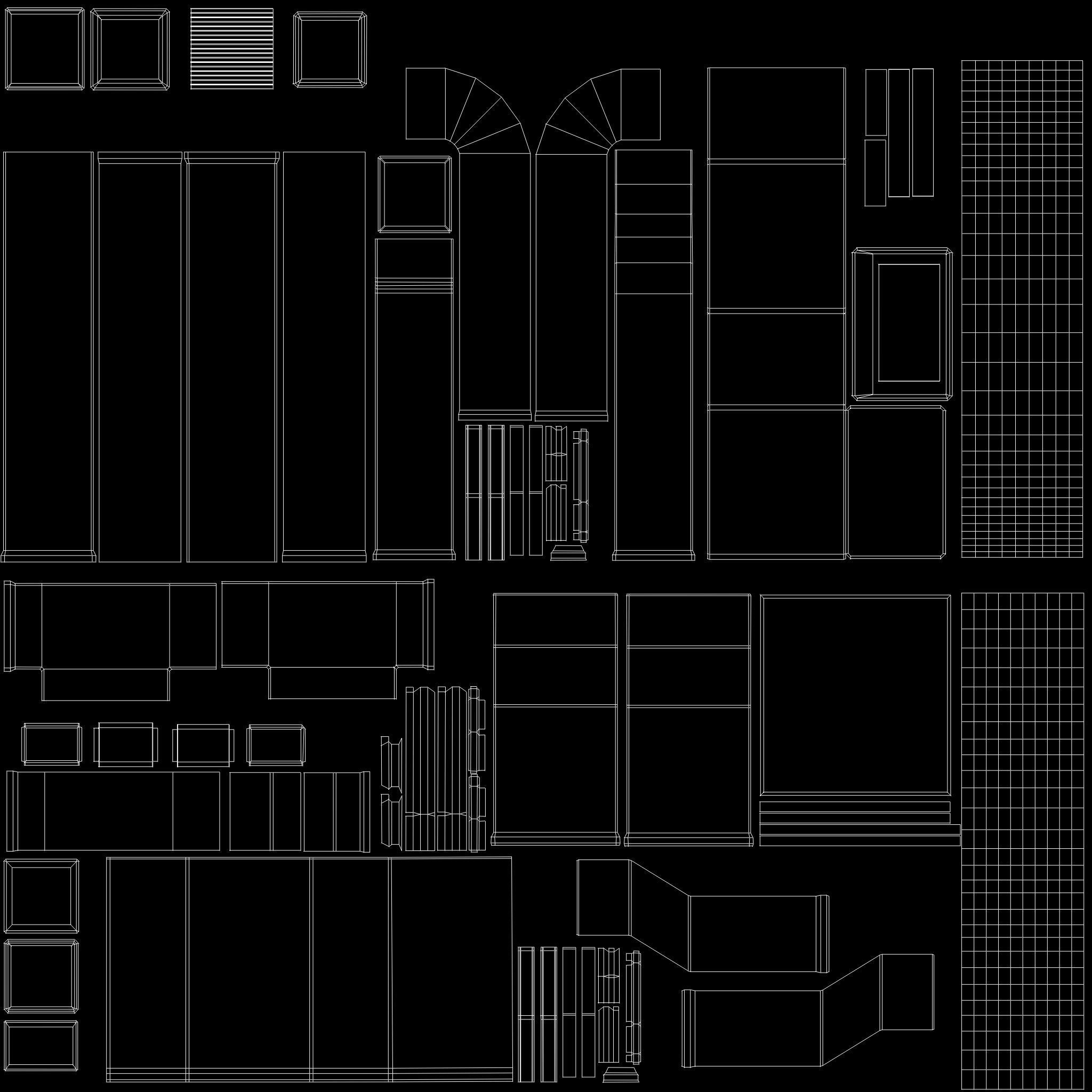Industrial Ventilation Low-poly 3D model_7