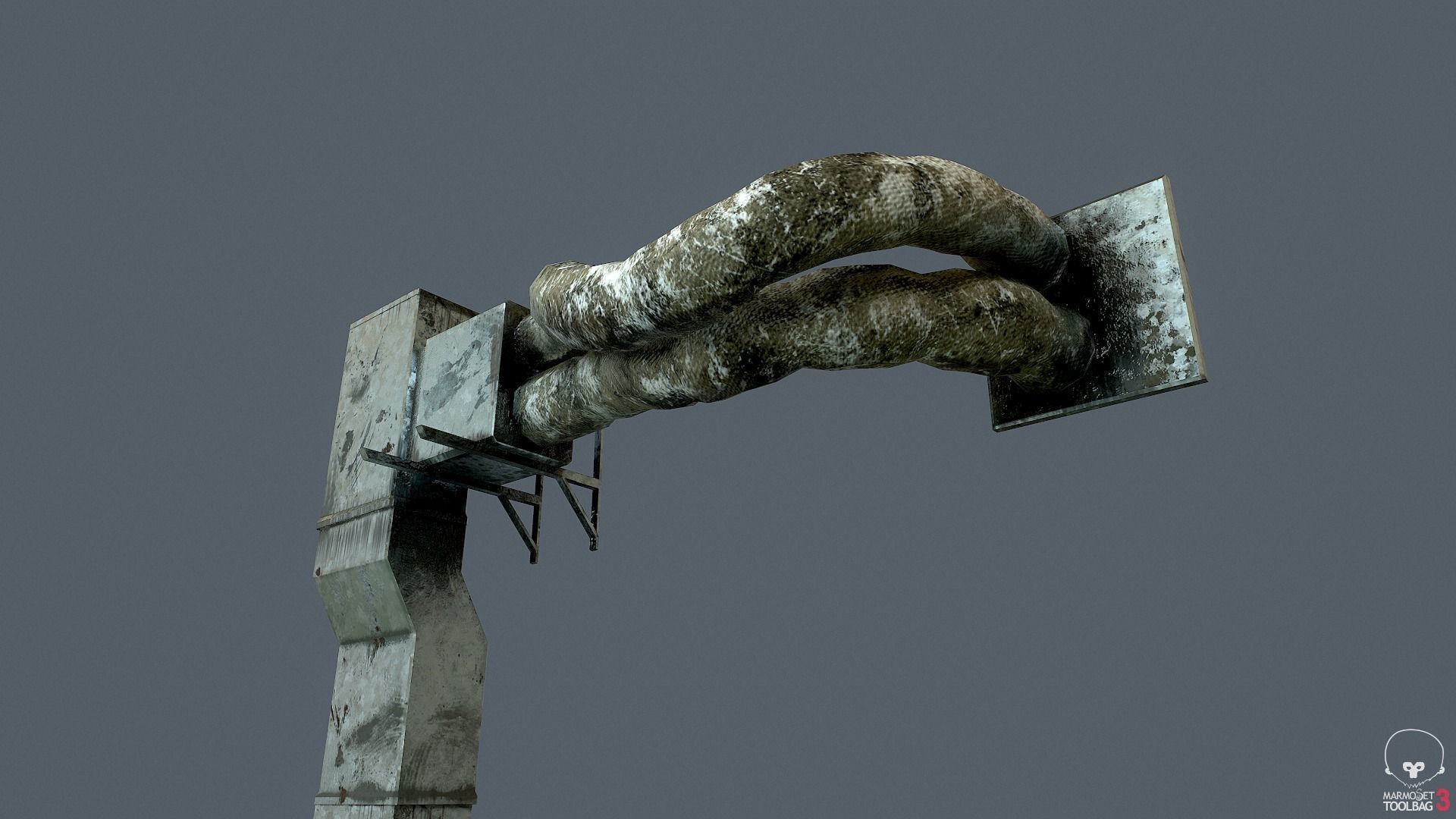 Industrial Ventilation Low-poly 3D model_6