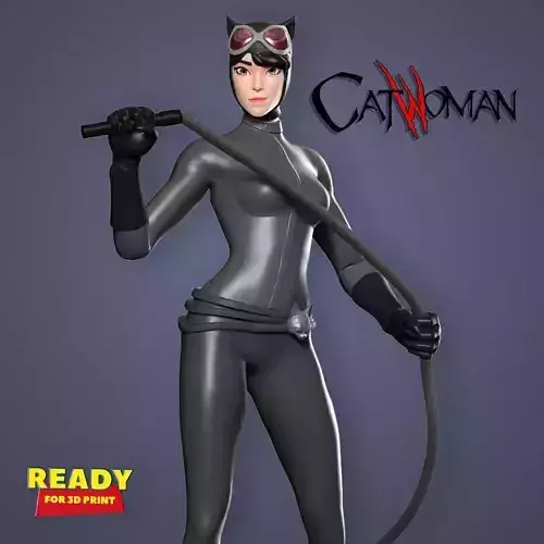 Stylized catwoman