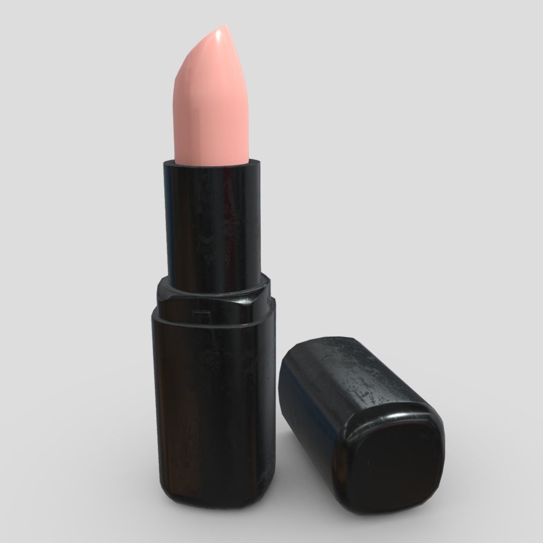 Lipstick 4 in tube Low-poly 3D model_8