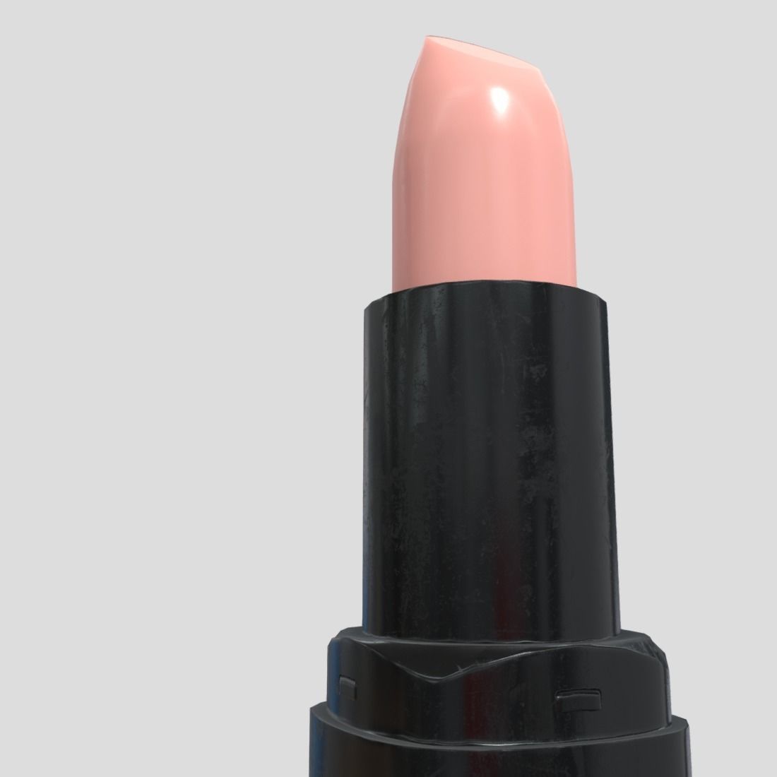 Lipstick 4 in tube Low-poly 3D model_12