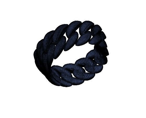 Cuba Chain Ring 3D print model_6