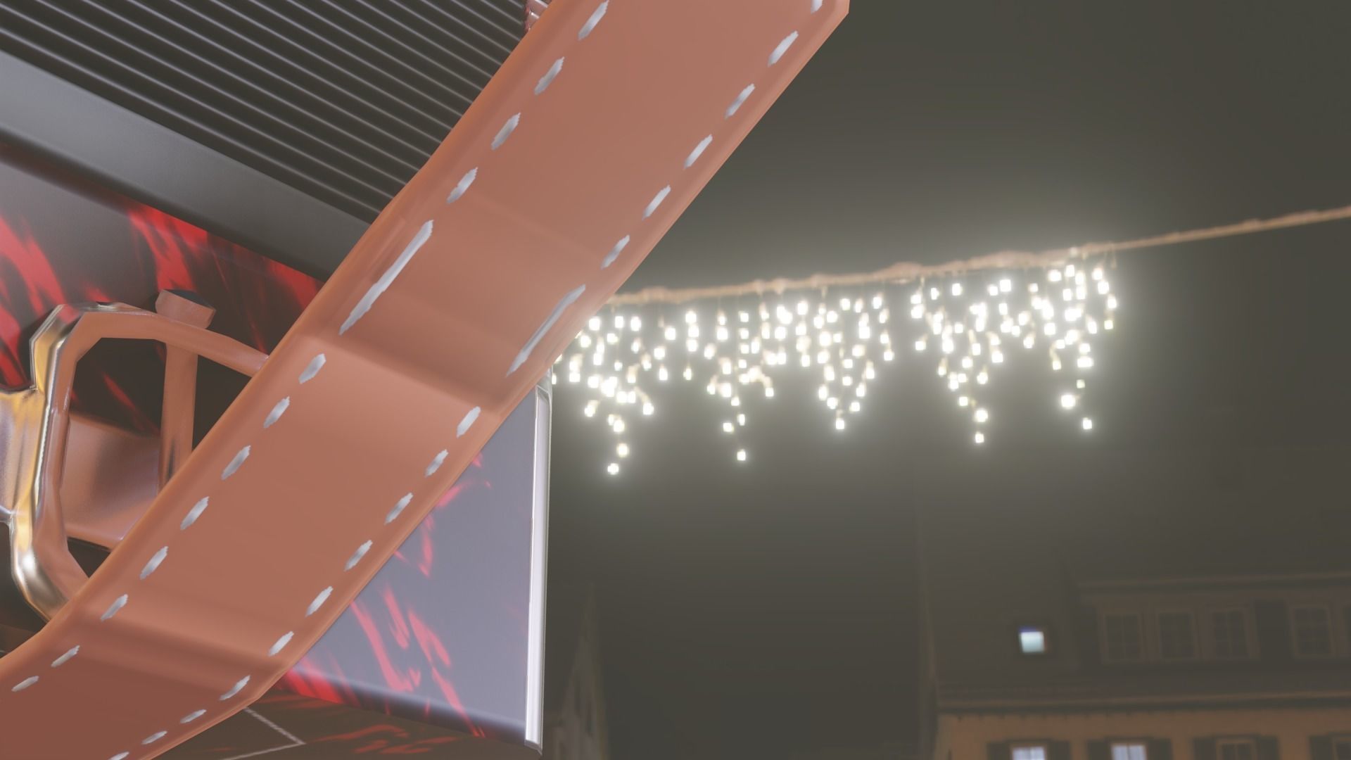 Caucassian Accordion Low-poly 3D model_25