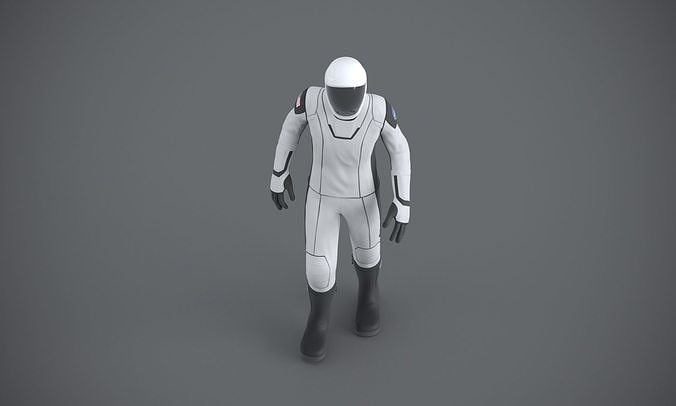 SpaceX spacesuit martian suit astronaut 3D print model