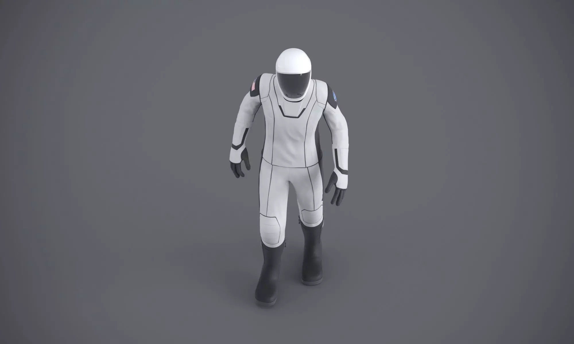 SpaceX spacesuit martian suit astronaut 3D print model_0