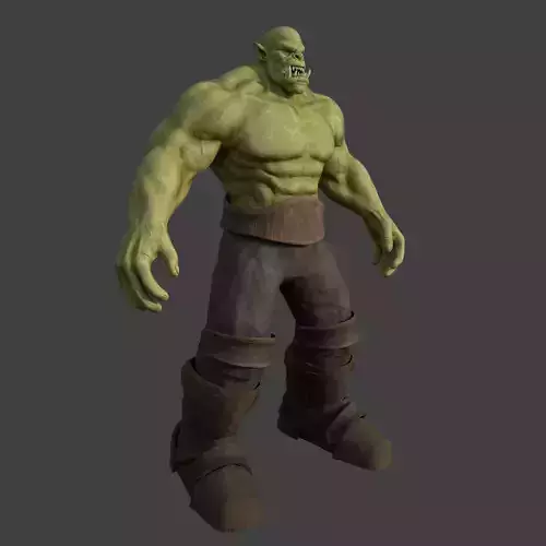 Orc- Lowpoly Model hulk