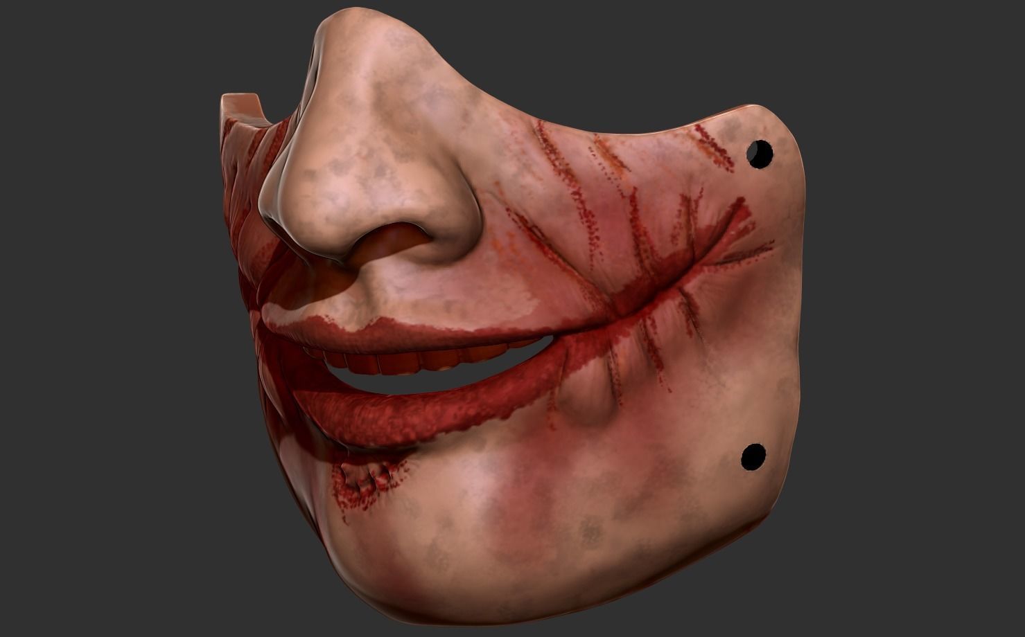 Joker Mask 3D print model_3