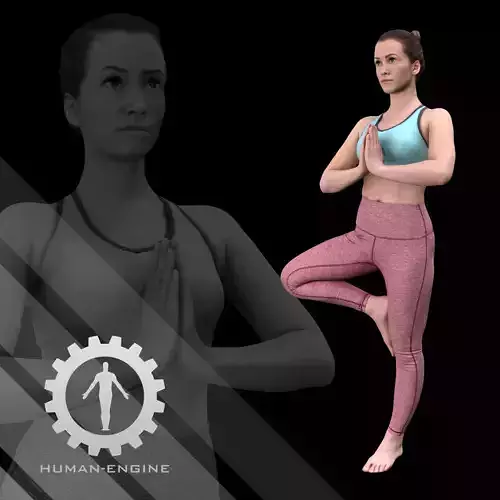 Female Scan - Katia 17 Yoga Pose