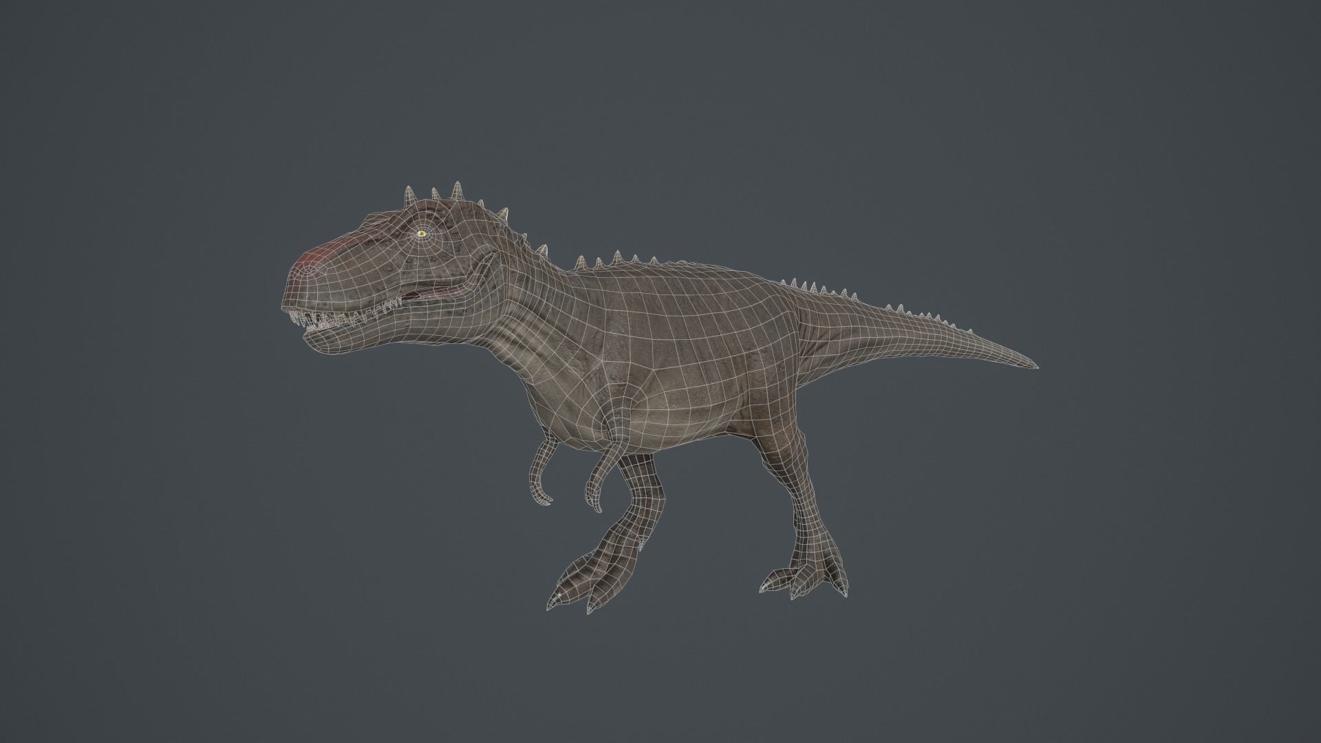 Trex Evolution Low-poly 3D model_3