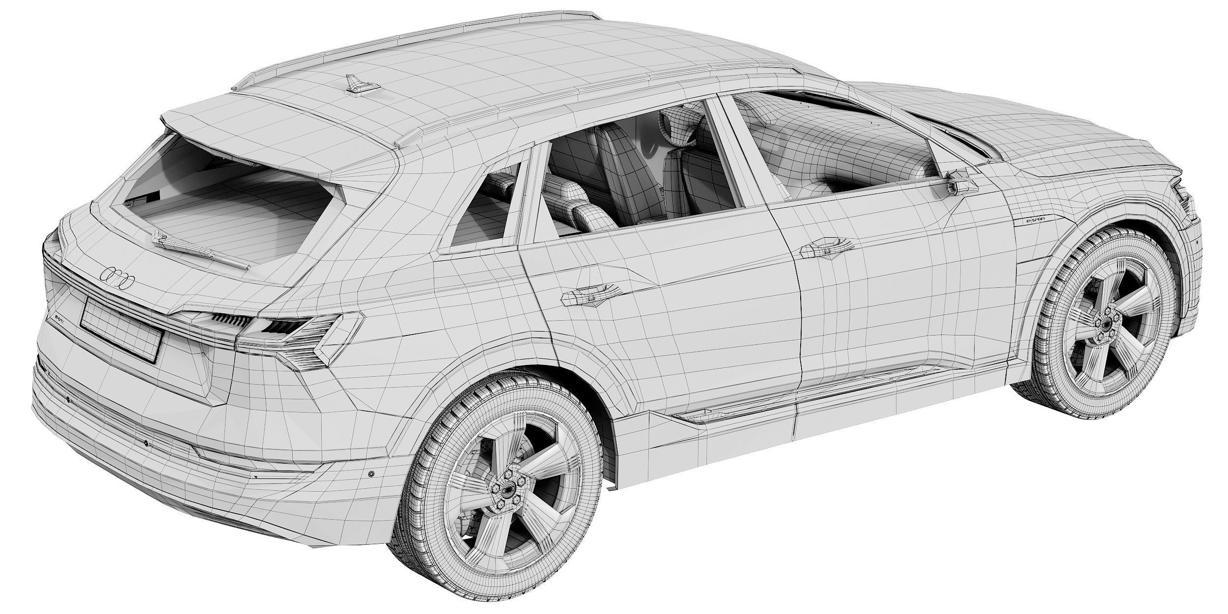 Audi e-tron 2020 3D model_15