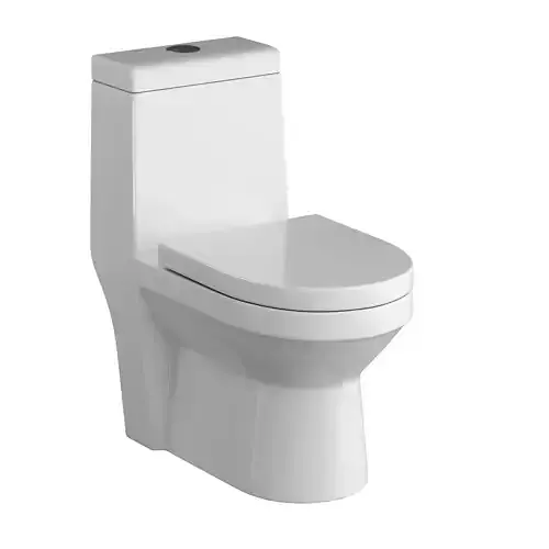 One piece EWC toilet 3D model Modeled in 3ds max 