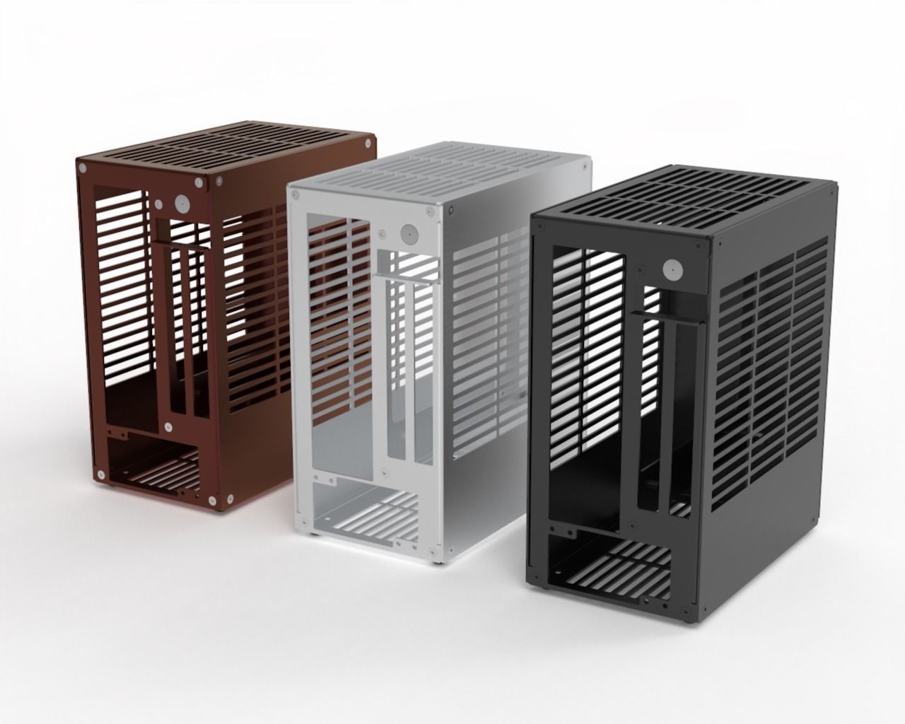 K39 SFF ITX PC Case 3D model_1