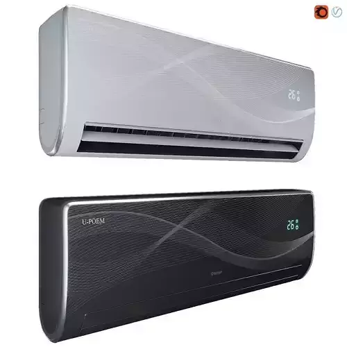 Gree U-Poem  air conditioner  3D model