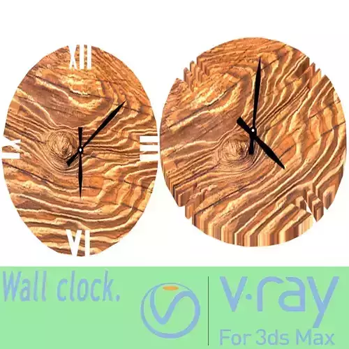 wall clock 3D model