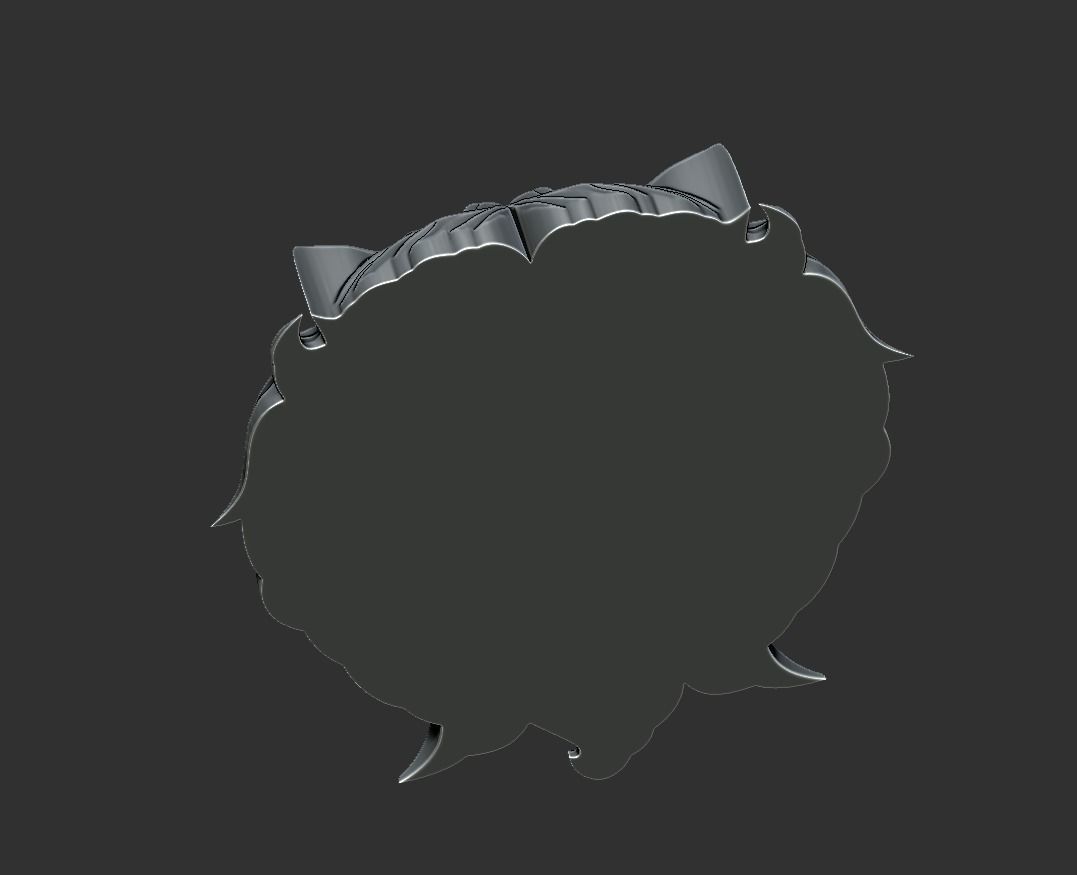 Lion Head 3D print model_7