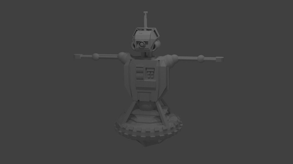Robot with uv 3D model
