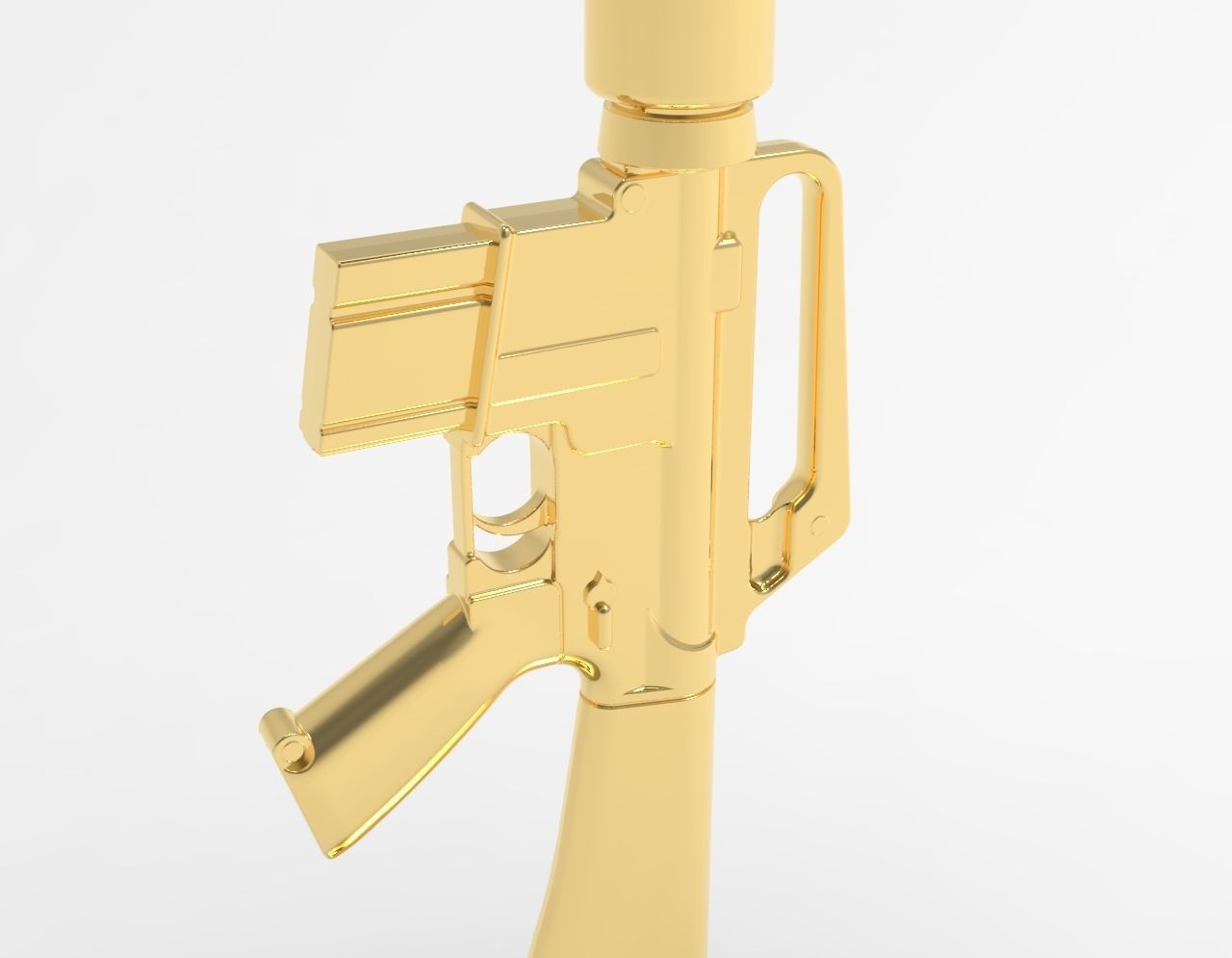 Lounge Gun Lamp 3D model_5