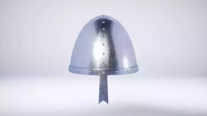 Anglo Saxon Viking Helmet Low-poly 3D model