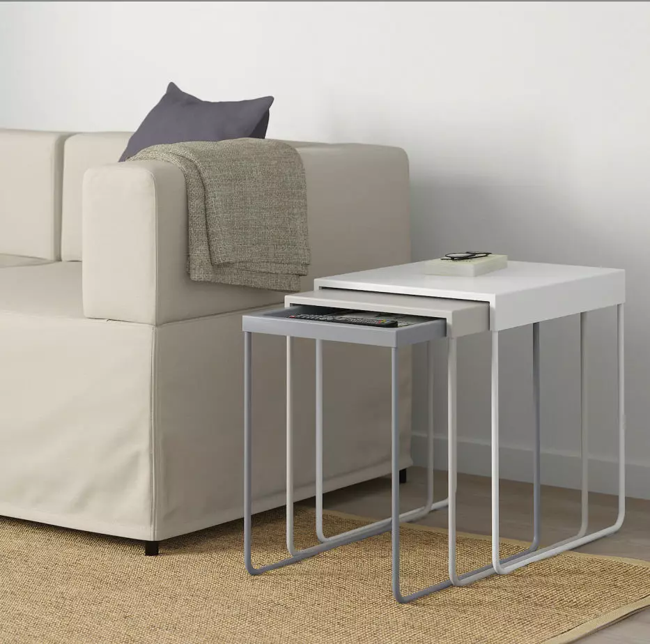 IKEA granboda nesting coffee table Low-poly 3D model_0