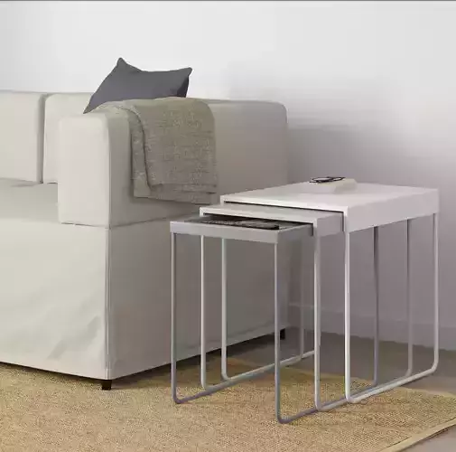 IKEA granboda nesting coffee table Low-poly 3D model