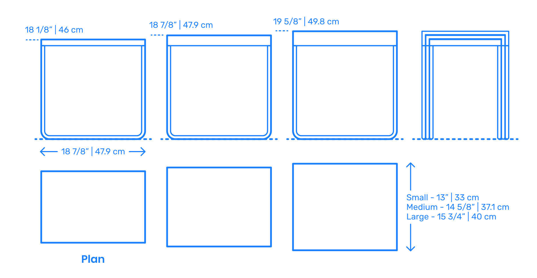 IKEA granboda nesting coffee table Low-poly 3D model_8