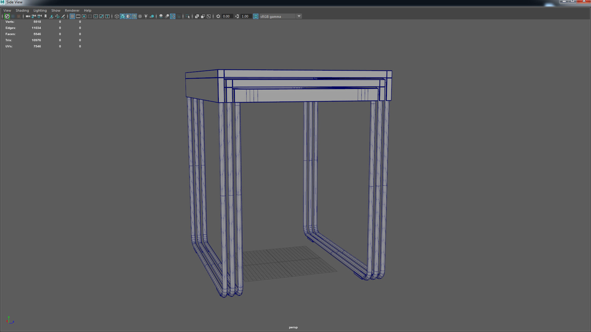 IKEA granboda nesting coffee table Low-poly 3D model_9