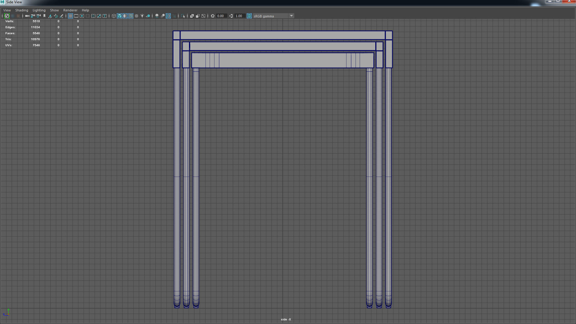 IKEA granboda nesting coffee table Low-poly 3D model_10