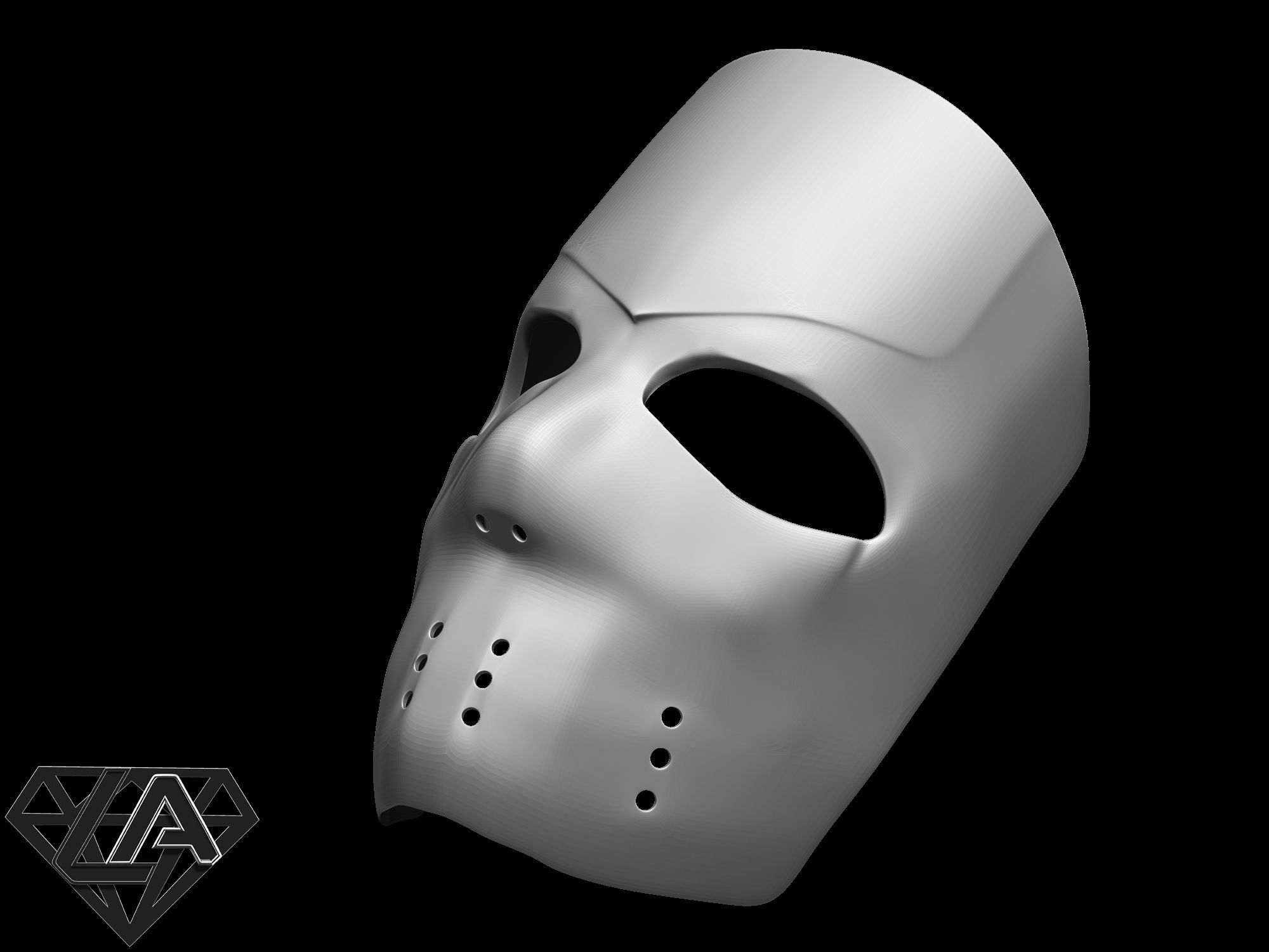 Call of Duty MW 2019 Nikto Mask without cloth 3D print model_10